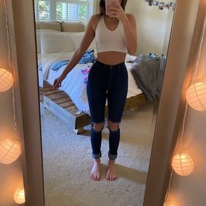 Fashion nova ripped jeans